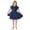 Navy, variant on Tkrady Girls Dresses Spring Summer New Casual Cute Short Sleeve Dress Princess Dresses, Sizes 2-10 Years