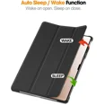 thumbnail image 2 of Case for Xiaomi Pad 7 Ultra 14 Inch, Tri fold Slim Lightweight Hard Shell Smart Protective Cover with Multi-Angle Stand, Universal Stylus Pen, 2 of 7