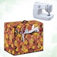 thumbnail image 4 of HELLHERO Fallen Leaves Sewing Machine Cover Easy to Organizer Waterproof Cover with Storage Pocket and Carrying Handle, 4 of 8
