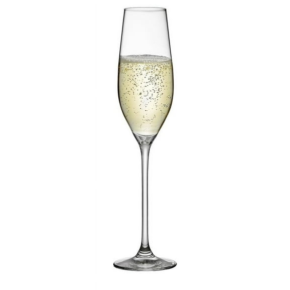 Celebration 21 Champagne, 8 oz. Crystal Champagne Flute, Set of 6