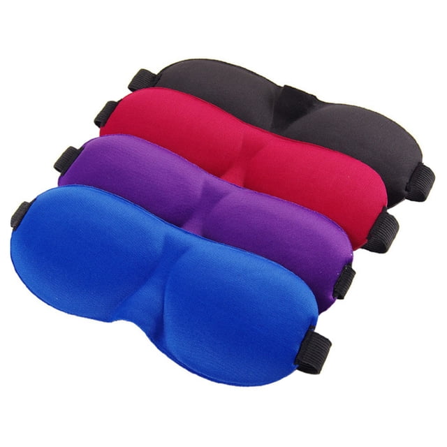 CIMAXIC 4pcs Sleeping Eye Masks Comfortable Blindfolds Shading Sleeping Eye Patches,9.06"X3.54"X0.39"