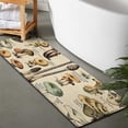 thumbnail image 2 of Brown Mushroom Label Light Pattern Bathroom Rugs Mat,Non Slip Microfiber Bathroom Rug,Rubber Backing,Soft Bathroom Mats for Bathroom Floor,Tub and Shower,47x17in(120x43cm), 2 of 5