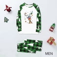 thumbnail image 1 of Christmas Deals Parent-child Warm Christmas Set Printed Home Wear Pajamas Two-piece Dad Set, 1 of 5
