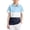 Blue -AU21, variant on Dwellite Boys Short Sleeve Polo Shirts for Kids School Uniform Summer Striped Active Tops 2-13 Years Yellow 160