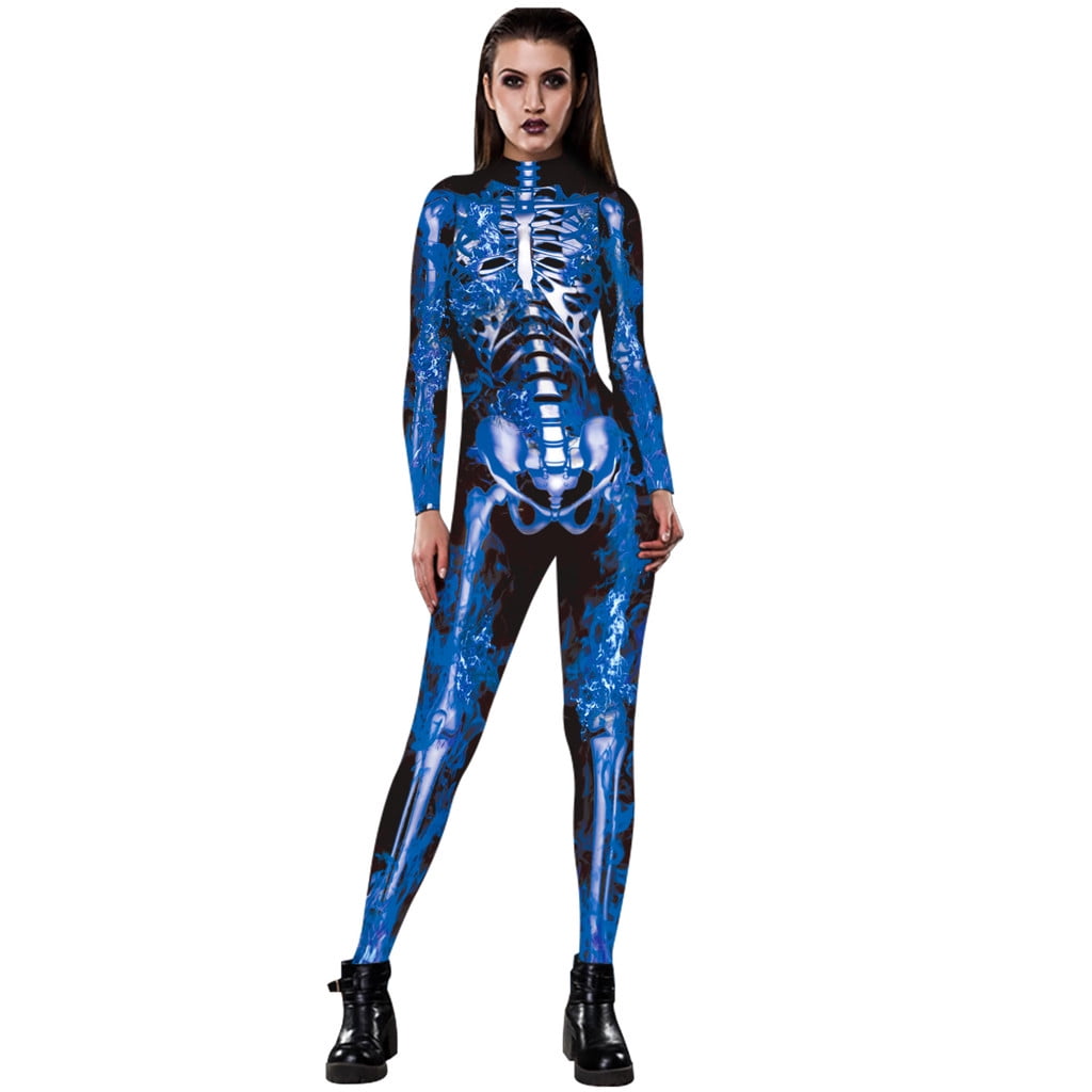 Slim Halloween Costume Jumpsuit 
