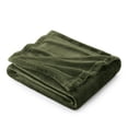 thumbnail image 1 of Manta polar para cama, color verde oliva, 300 g/m², 130 x 150 cm, 1 of 8