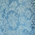 thumbnail image 2 of Ultimate Textile (3 Pack) Miranda 72 x 120-Inch Rectangular Damask Tablecloth - Jacquard Weave, Slate Blue, 2 of 3