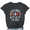 thumbnail image 4 of TINZ T-Shirt Décontracté à Manches Courtes Imprimé pour Femmes Col Rond Tee Graphique pour Usage Quotidien Très Grand Femmes T-Shirts Femmes Tees, 4 of 4