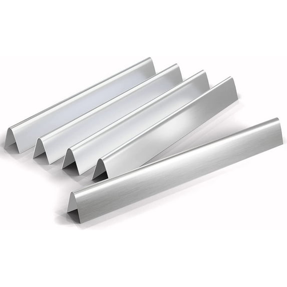 5 Pack 22.5-inch Heavier Flavorizer Bars Replacement for Weber Spirit 300 Series(with Side Burner Knobs), Spirit E310, E320, Spirit 700, Genesis Platinum B/C, Weber 900, Heat Plates for Weber 7536