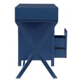 thumbnail image 5 of Pemberly Row 4 Drawers Modern Wood Side Storage Desk in Navy Blue, 5 of 28