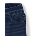 thumbnail image 3 of The Children's Place Toddler Girls French Terry Wide Leg Sweatpant Jeans, Sizes 12M-5T, 3 of 3