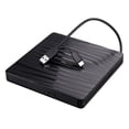 thumbnail image 2 of Amdohai USB3.0+Type-C Dual-port Portable External Optical Drive /DVD Player Ultra-thin External DVD-ROM Drive for Windows/ OS, 2 of 7