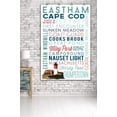 thumbnail image 2 of Eastham, Massachusetts, Cape Cod, Typography (36x54 Giclee Gallery Art Print, Vivid Textured Wall Decor), 2 of 3