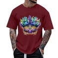 thumbnail image 1 of Tops para hombre, blusas y camisas de manga corta con cuello redondo para hombre, camisetas casuales con estampado de moda para hombre, blusa de manga corta, blusa de poliéster para hombre., 1 of 5