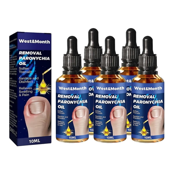 5 uds paroniquia cuidado de uñas aceite de tratamiento de uñas encarnadas 10ml