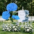 thumbnail image 2 of 62 in Large Blue Artificial Flowers,Giant Flowers for Decoration,Standing Huge Handcrafted Poppy Flowers for Garden,Hotel,Office,Photography Props,Wedding,Art Gallery,Shop Window Display, 2 of 7