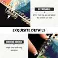 thumbnail image 3 of FORMRS 1-Subject Spiral Notebook 8" x 5" College Ruled 60 Refillable Sheet A5 Hard Cover, 2 Pack, Floral Mountain, 3 of 7
