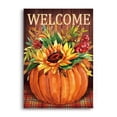 thumbnail image 1 of Injueey Bandera de jardín de bienvenida de otoño 2022, bandera de patio de Acción de Gracias Vertical de gato de calabaza de granja, decoraciones de Kits de decoración para fiestas Injueey HA007467-00, 1 of 6