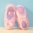 thumbnail image 4 of breaise Stelle Canvas Ballet Shoes Toddler Girls Ballet Slippers No-Tie Boys Dance Shoes, 4 of 4