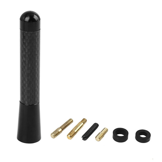 Unique Bargains Modèle Universel de Fibre de Carbone AM/FM Signal Antenne Antenne Aérienne