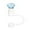 Light Blue, variant on Straw Cover For Cups 10mm Silicone Reusable Protective Cover With Cute Colored Accessories For Straw Easy Fit And Durable Material