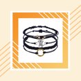 thumbnail image 4 of Youkk Rope Chain Knitted Bracelet Exquisite Long-lasting Fine Workmanship Dating Prop Wrist Band Circle Photo Unisex Type 1, 4 of 6