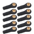 10Pcs RC Tie Rod Ball Head Durable Plastic Light Weight Wear Resistant