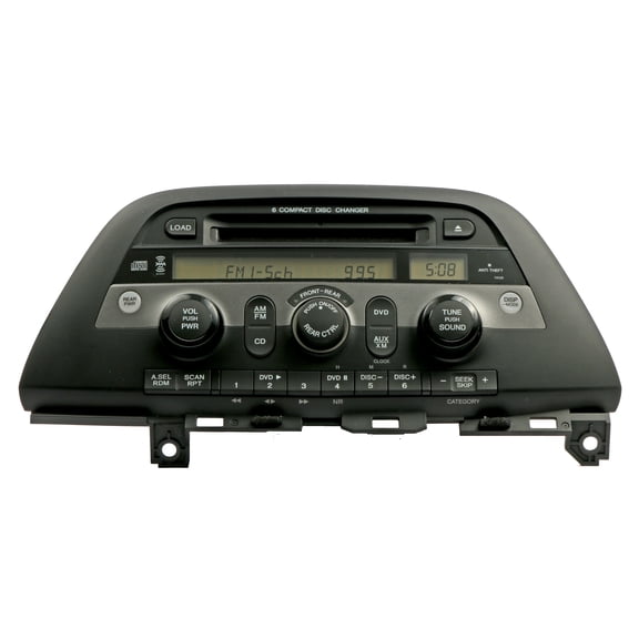 Restored 2005-10 Honda Odyssey Radio AM FM 6 Disc 39100-SHJ-A300 Face Id 1XU0 (Refurbished)