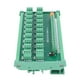 thumbnail image 4 of Bloque de terminales NPNPNP, bloque de terminales Bloque de terminales de riel DIN de 20 canales y 3 cables Bloque de terminales Rendimiento sólido, 4 of 8