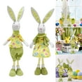 thumbnail image 2 of Jesscasday Handmade Plushes Easters Bunnys Gnomes Long Legged Rabbit Dolls for Spring Decoration and Holiday Decorations, 2 of 13