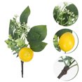 thumbnail image 3 of CHIC IMITACIÓN Plastic Lemon Flower Sucursal Decoración para el hogar para la decoración del arte, 3 of 5