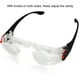 thumbnail image 4 of Gafas Binoculares, Visión Clara Ergonómica, Lentes ópticas Ligeras, Gafas Telescópicas, Enfoque Ajustable 4X Para Teatro, 4 of 7