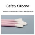 thumbnail image 2 of 4pcs Silicone Makeup Brush Set Reusable Portable Eyeshadow Brush with HD Mirror ABS Material for Makeup Travel, 2 of 5