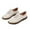 Beige, variant on Fesfesfes Women Loafers Shoes for Work Round Toe Casual Plus Size Shallow Mouth Peas Shoes Foreign Trade European And American Fashion Shoes 40(7.5)
