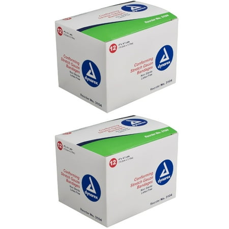 Non Sterile Gauze Roll - 2 Box CONFORMING STRETCH GAUZE 4