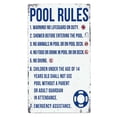 thumbnail image 1 of Decorative Swimming Pool Rules Signs, Indoor/Outdoor Aluminum Metals Signs (Multicolor), 1 of 9
