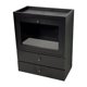 thumbnail image 1 of Organizador de perfumes, soporte de maquillaje para escritorio, almacenamiento decorativo y versátil. Negro, 1 of 8