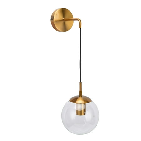 

Modern Wall Lamp Minimalis 110-240V Fashionable Electroplating Process Retro Easy Installation Glass Ball Wall Lamp For Living Room
