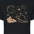 thumbnail image 3 of Disney - Mickey Constellation - Juniors Cropped Cotton Blend T-Shirt, 3 of 5