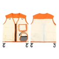thumbnail image 3 of Kit de explorador al aire libre: conjunto de chaleco y sombrero tipo cargo de camuflaje para el patio trasero, 3 of 4