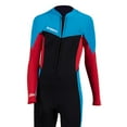 thumbnail image 6 of Diving Swimsuit Thermal Fullsuit 2.5mm Neoprene Water Resistant Kids Wetsuit Black Size 16, 6 of 7