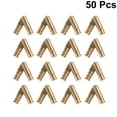 thumbnail image 4 of EeaseMX 50 bisagras cilíndricas de resorte resistentes de 5 x 30 mm, bisagras metálicas creativas para joyero (doradas), 4 of 6