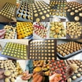 thumbnail image 3 of Bakeware Set,48 Cavity Round Minimuffin Cupcake Baking Tray Steel Nonstick Cake Bakeware Oven Baking Molds, 3 of 3