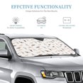 thumbnail image 2 of Bingfone Leopard Print Car Windshield Sunshade,Sun Foldable Sun Shield Sun Visor for Car - Medium, 2 of 8
