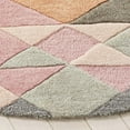 thumbnail image 3 of SAFAVIEH Rodeo Drive Elvin Geometric Area Rug, Grey/Blush, 3' x 3' Round, 3 of 10