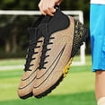thumbnail image 3 of Zapatos de fútbol al aire libre para hombre, botas de fútbol cómodas, tacos de fútbol profesionales, zapatos de entrenamiento deportivos transpirables, envío directo, 3 of 5