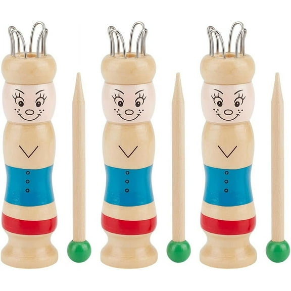3 Set French Knitter Colorful Spool Knitting DIY Knitting Spool with Needle Wooden Crochet Machine DIY