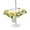 Yellow, variant on Outdoor Tablecloth with Umbrella Hole for Patio/Picnic/Party/Camping, Summer Lemons Waterproof Table Cloth Rectangle Table Cover Washable, Fruits White Flowers Farmhouse Country (52"x 70")