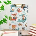 thumbnail image 7 of Cartoon Airplane Acrylic Clipboards A4 Standard Letter Size Clipboard 12.5" X 9" Clip Board for Students Teacher Office, 7 of 7