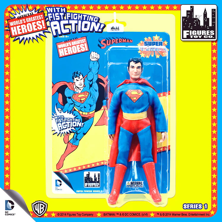 Pa Kent DC Comics Superman Action Figures Series 3 Loose in Factory Bag 